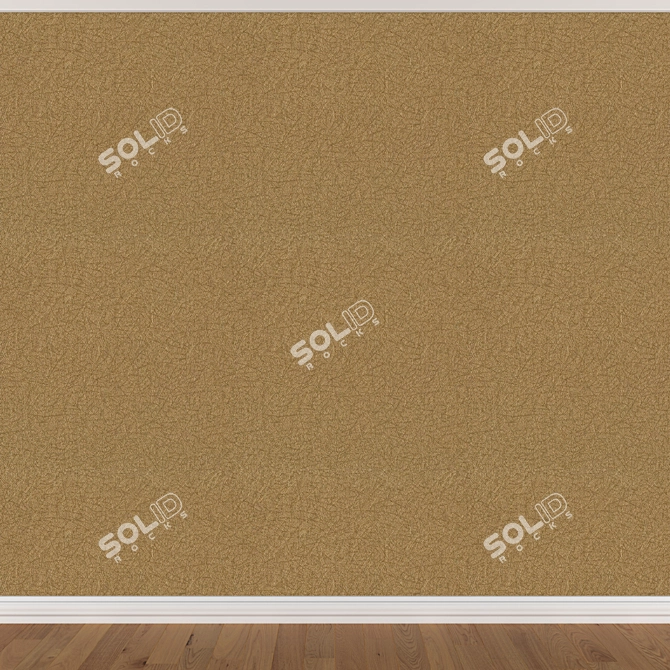 Seamless Wallpaper Set in 3 Colors 3D model image 3