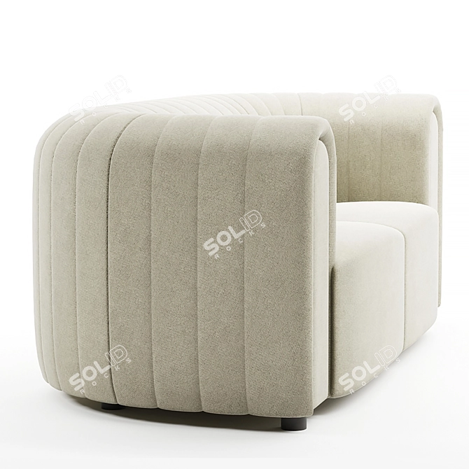 Modern Minimalist Core Sofa by Sancal 3D model image 2
