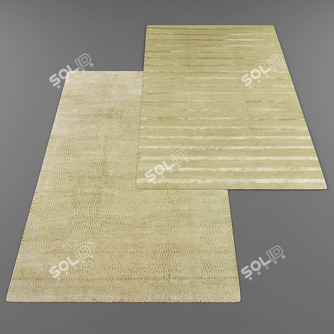 Modern Style Rug Collection 3D model image 2