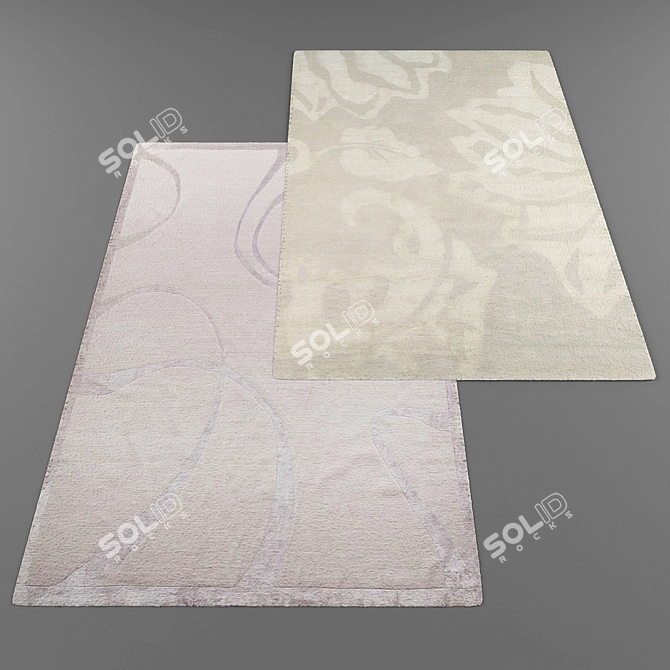 Modern Style Rug Collection 3D model image 3