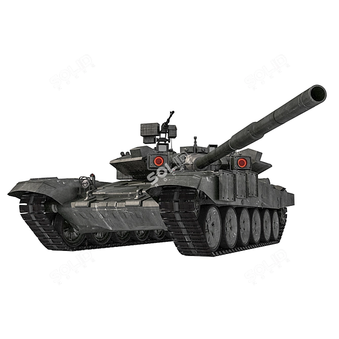 Russian Tank Model Kit 3D model image 2