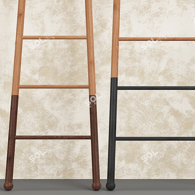 American-Made Decorative Ladders 3D model image 3