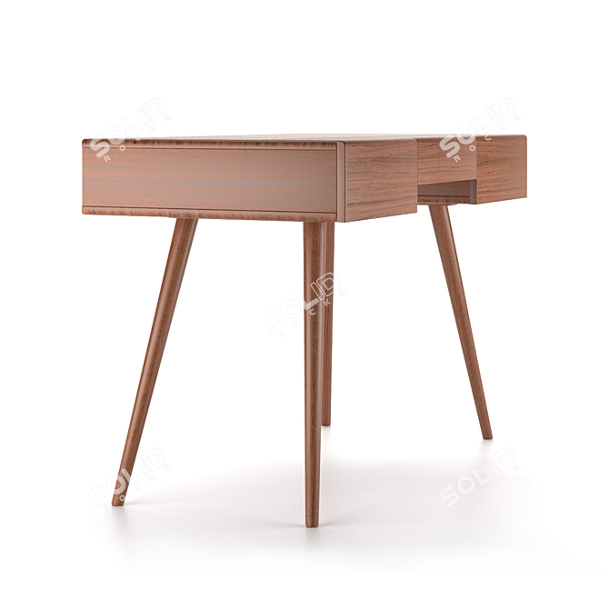 Preppy Writing Desk 120x62x76cm 3D model image 2