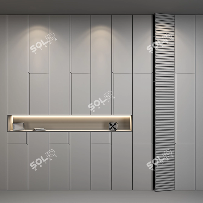 Versatile Hallway and Bedroom Furniture 3D model image 4