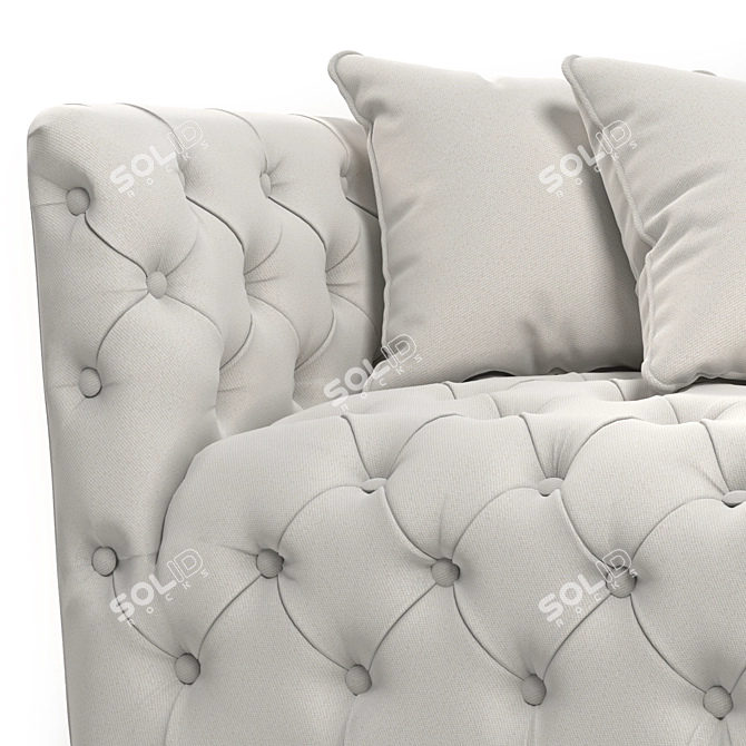 Opulent Eichholtz Jason Chair: Classic Elegance and Comfort 3D model image 3