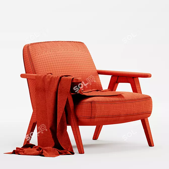 Elegance Chair - 3D Model & Render - Vray & Corona 3D model image 3