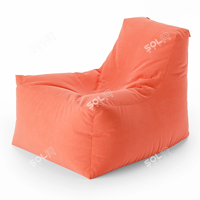  "Comfort Oasis" Outdoor Bean Bag Chair 3D model image 1