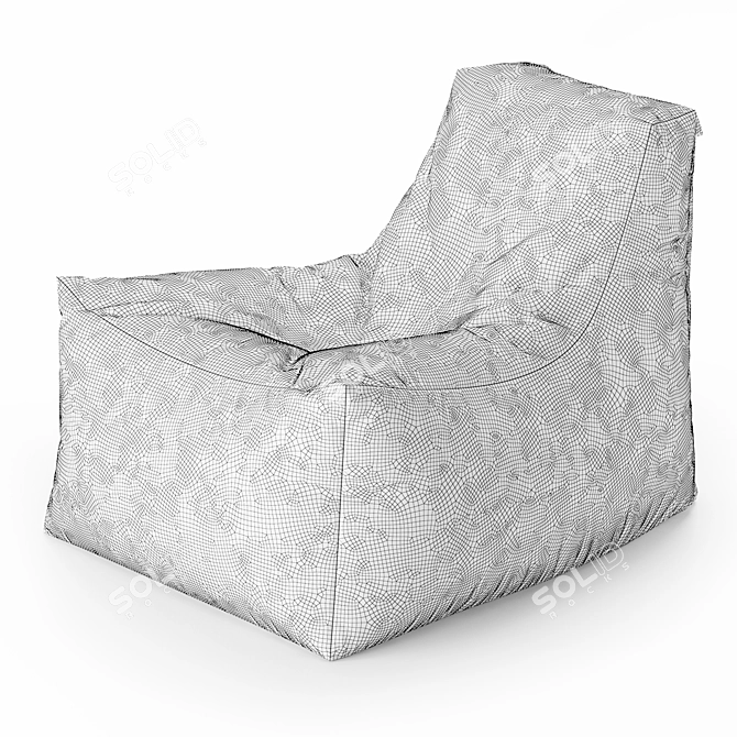  "Comfort Oasis" Outdoor Bean Bag Chair 3D model image 4
