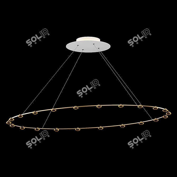 Petites Lentilles Ceiling Light: Modern Design by Catellani & Smith 3D model image 1