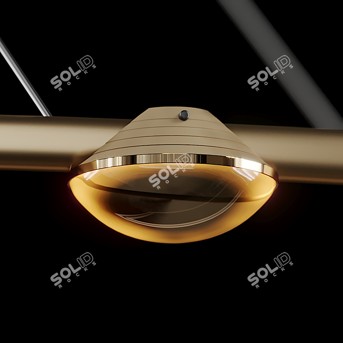 Petites Lentilles Ceiling Light: Modern Design by Catellani & Smith 3D model image 2