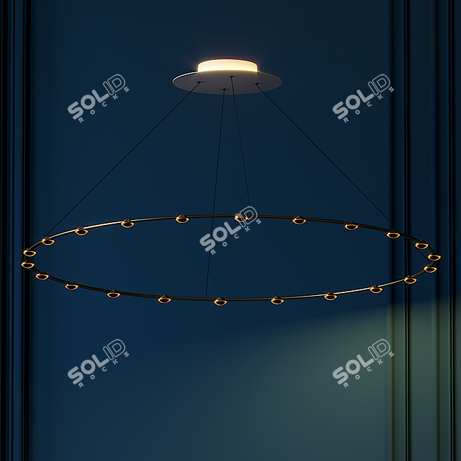 Petites Lentilles Ceiling Light: Modern Design by Catellani & Smith 3D model image 5