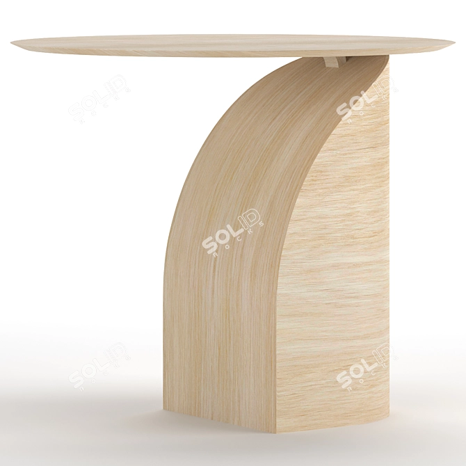 Savoa Side & Coffee Tables: Scandinavian Elegance by Sakari 3D model image 2
