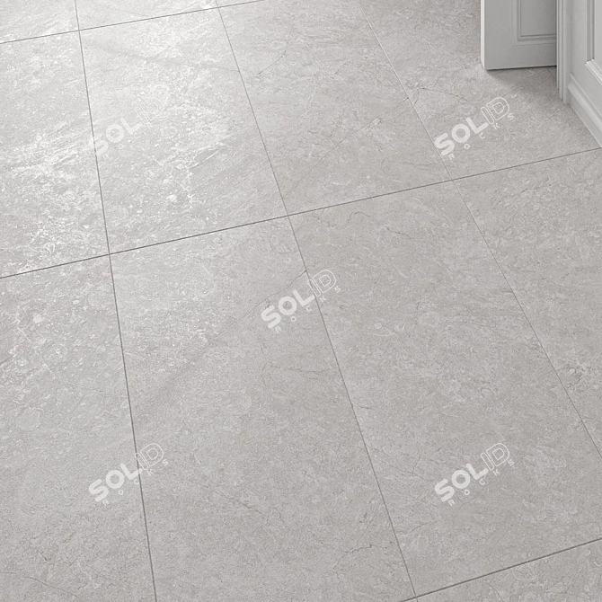 Royal Sand Gray Matte Floor Tile 3D model image 2