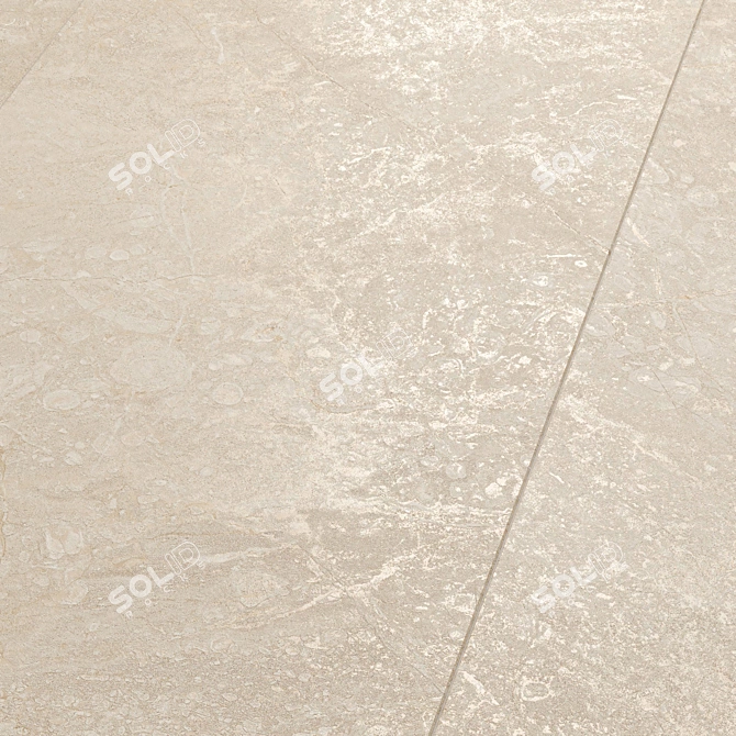 Royal Sand Ivory 120: Premium Stone Floor Tile 3D model image 3