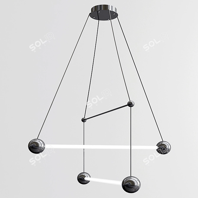 Sleek Lighting Trio: Orion, Pierre, and Ray 3D model image 3