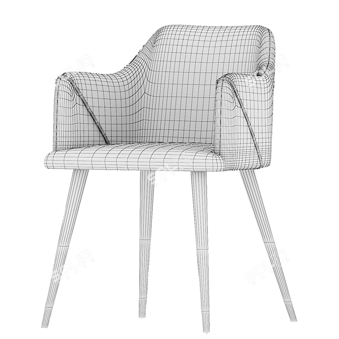 Monarch Comfort Chair 3D model image 4