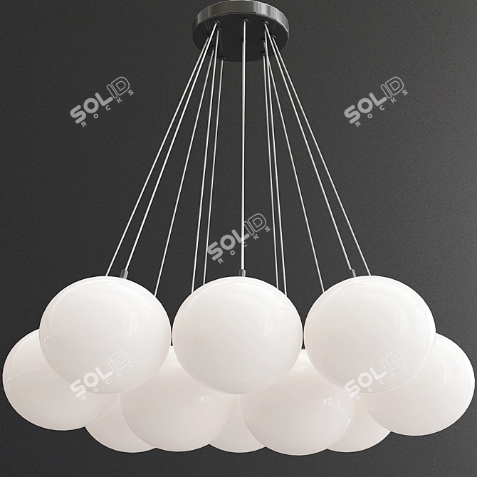 Elegant Maybel Design Lamp 3D model image 1