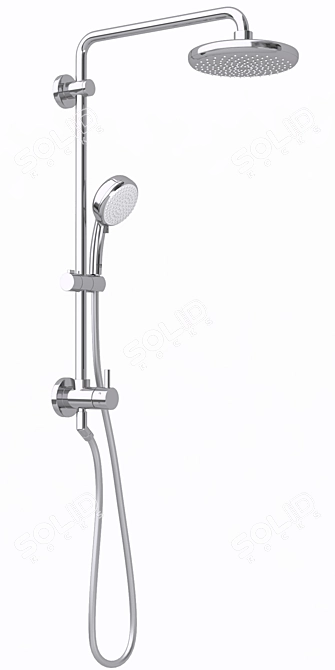 Grohe Retrofit System 210: Ultimate Shower Upgrade 3D model image 2