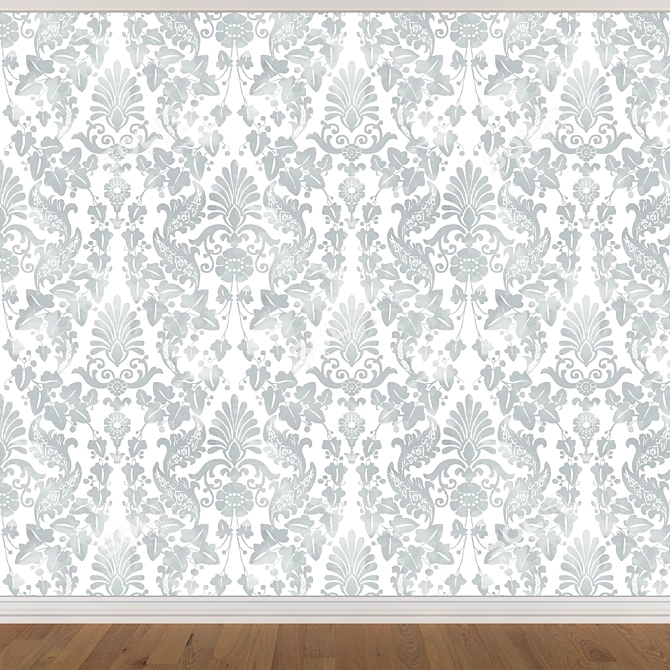 Seamless Wallpaper Set - 3 Colors 3D model image 4