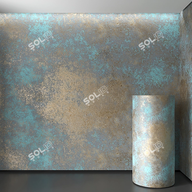 Seamless Decorative Plaster 3D model image 1