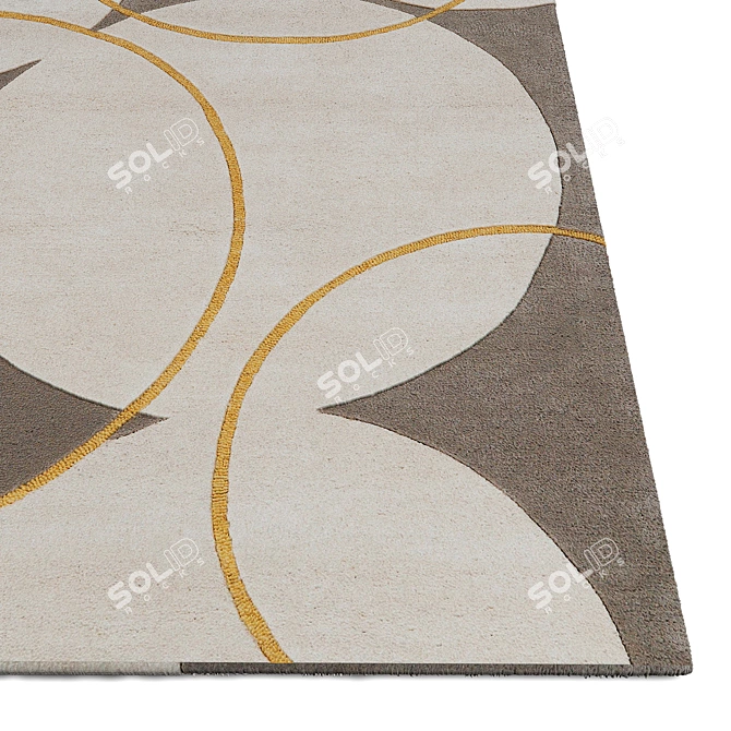 Comfort Collection: Stylish Interior Carpets 3D model image 2