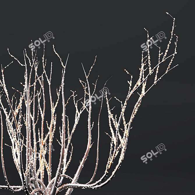 Cityscape Garland Tree Lights 3D model image 4