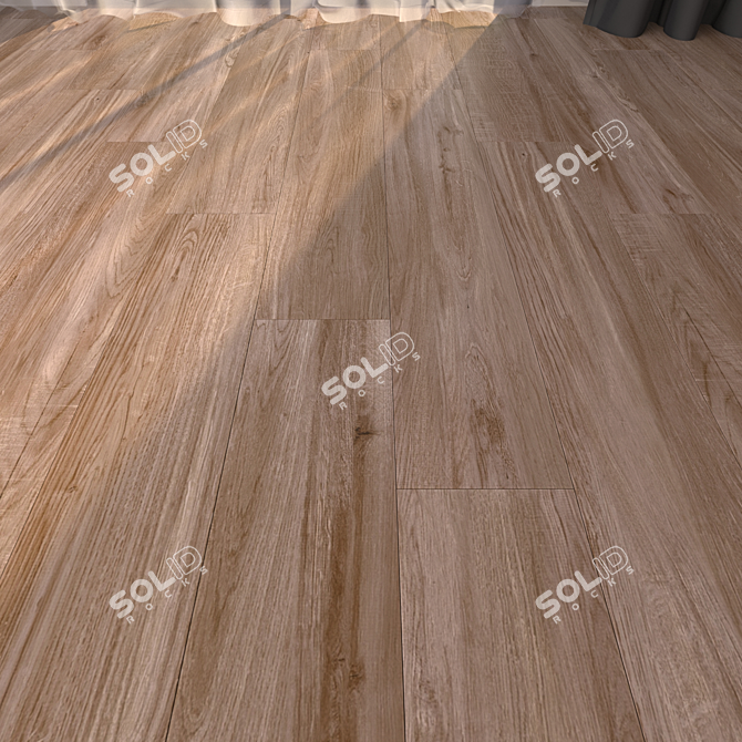 Yurtbay Jacaranda Oak: Multi-Texture Parquet 3D model image 1