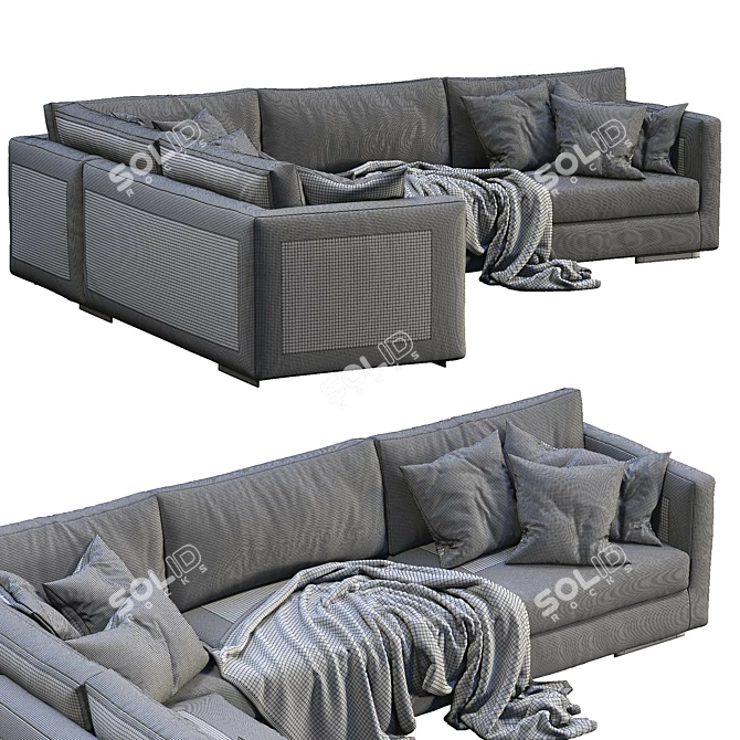 Modern Flexform Magnum Sofa 3D model image 5