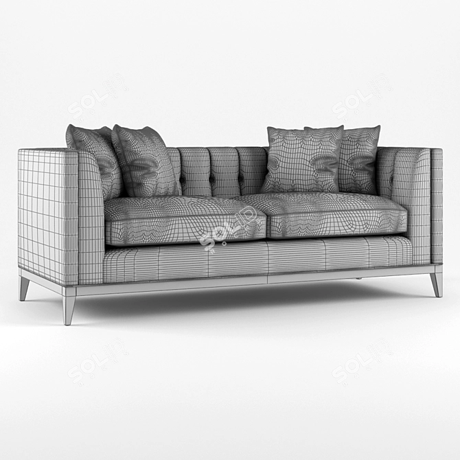 Luxurious Alexander Sofa 3D model image 3