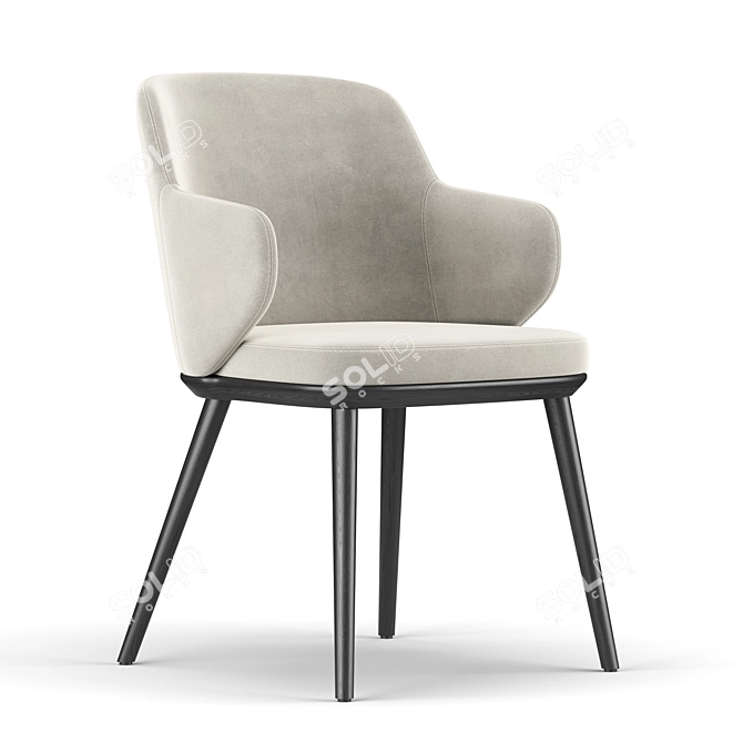  Elegant Foyer Chair - CS1889 3D model image 3