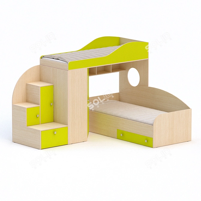 Cadet Children's Furniture Set 3D model image 4