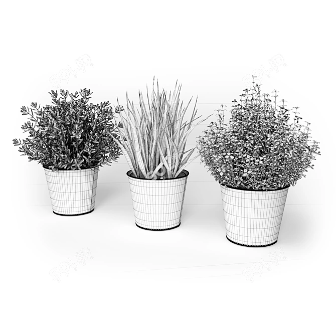 FEJKA Artificial Potted Plants - Lifelike Home Decor 3D model image 1