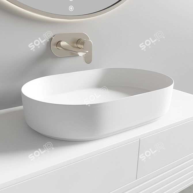 Luxury Bath Set: Elegant Design, Superior Quality 3D model image 3