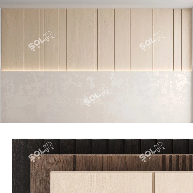 Decorative Panel Set - Premium Wall Decor 3D model image 1