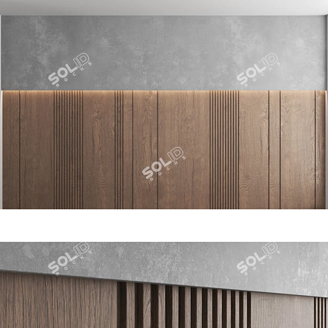 Decorative Panel Set - Premium Wall Decor 3D model image 2