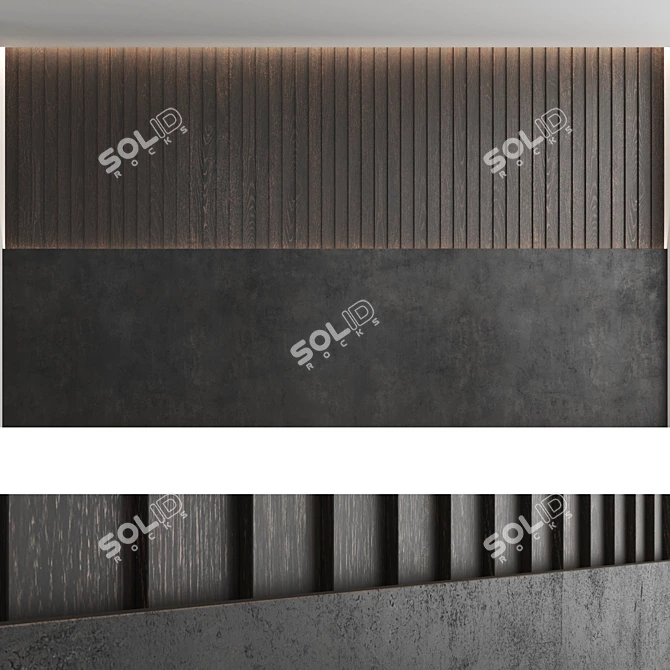 Decorative Panel Set - Premium Wall Decor 3D model image 3