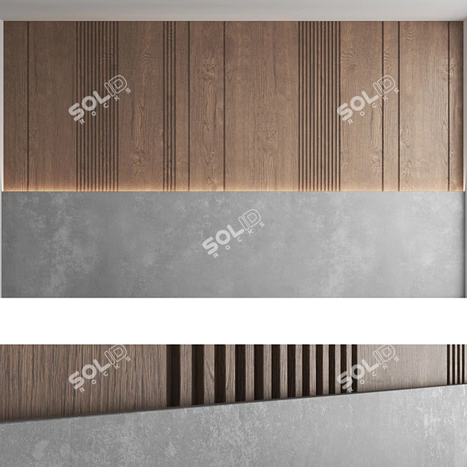 Decorative Panel Set - Premium Wall Decor 3D model image 4