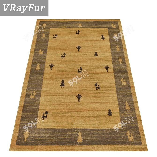 Luxury Carpets Set 3D model image 2