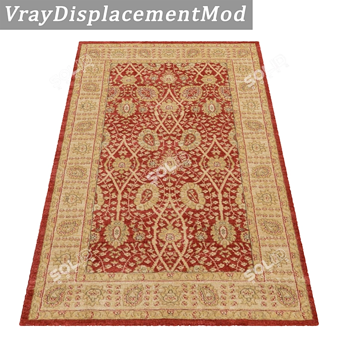 Luxury Carpets Set 3D model image 3