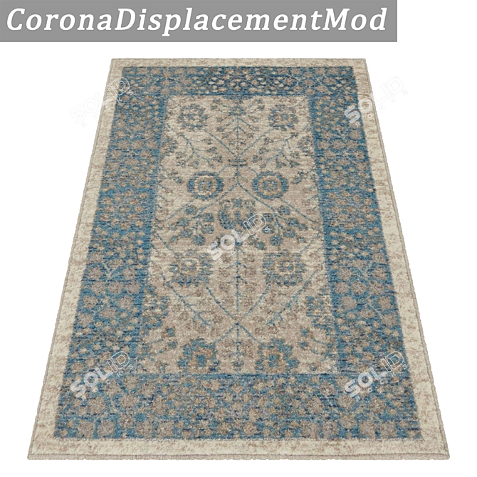 Luxury Carpets Set 3D model image 4