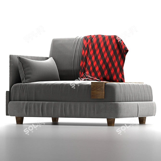 Modern Comfort: Koctas Fly Sofa 3D model image 3