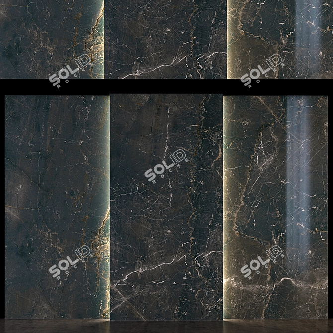 Marble Set 105: Timeless Elegance 3D model image 1