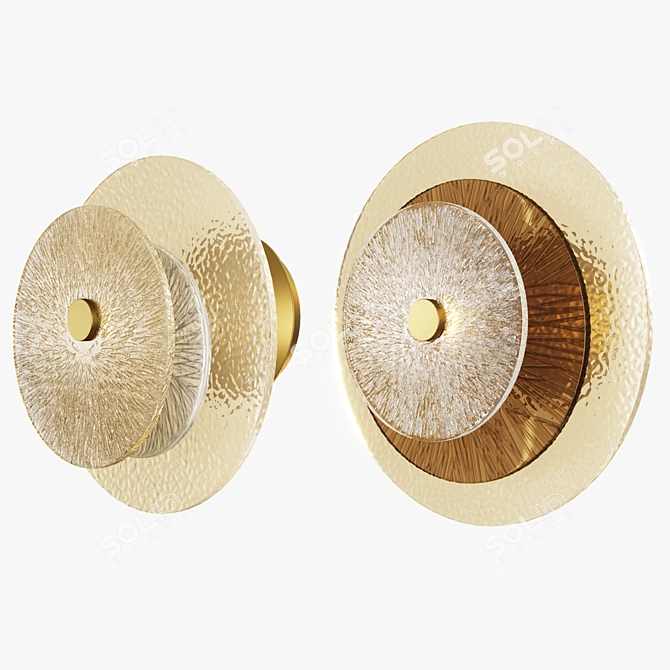 Sicis Andromeda Champagne Wall Sconce 3D model image 1