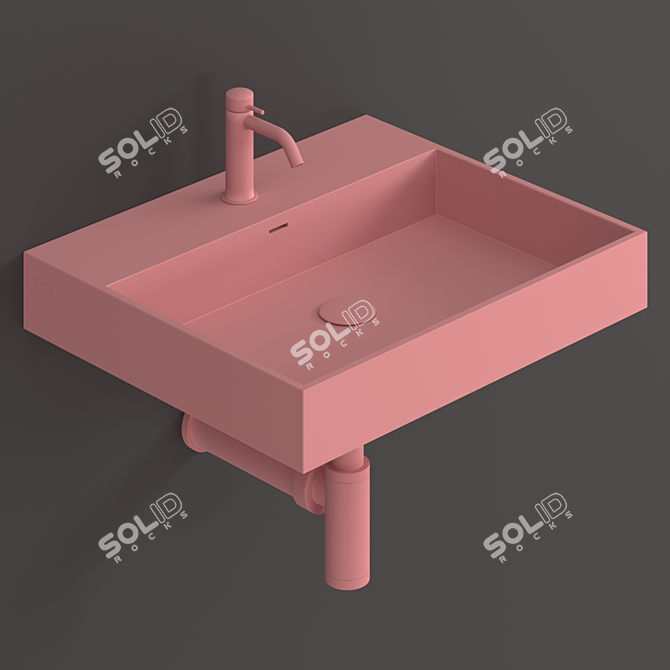 Clou Wash Me CL/02.13030 Compact Sink 3D model image 6