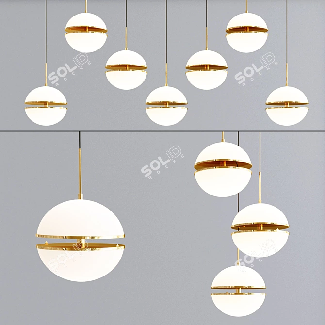 Debert: Stylish Design Lamps 3D model image 1