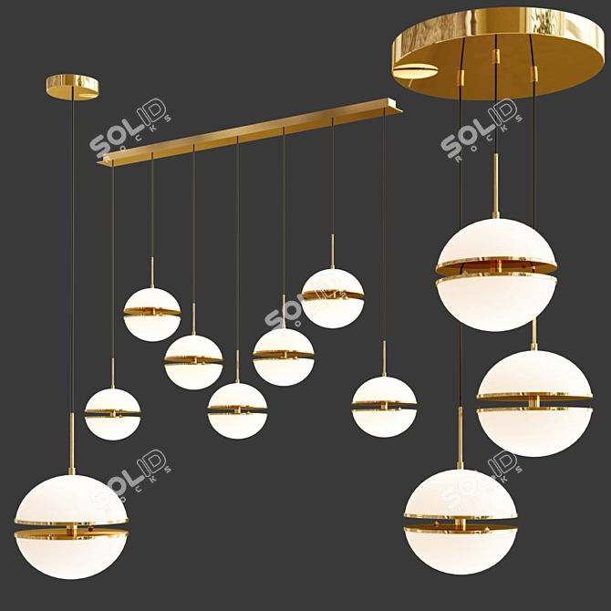 Debert: Stylish Design Lamps 3D model image 4