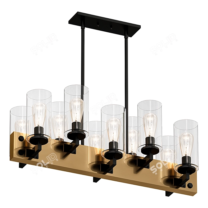 Hayes Hill Island Chandelier 3D model image 1