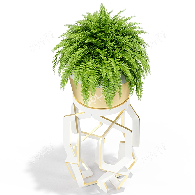 Botanical Bliss: 413 Green Marvels 3D model image 2