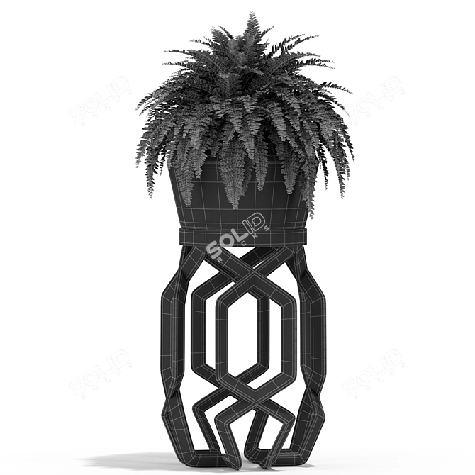 Botanical Bliss: 413 Green Marvels 3D model image 3