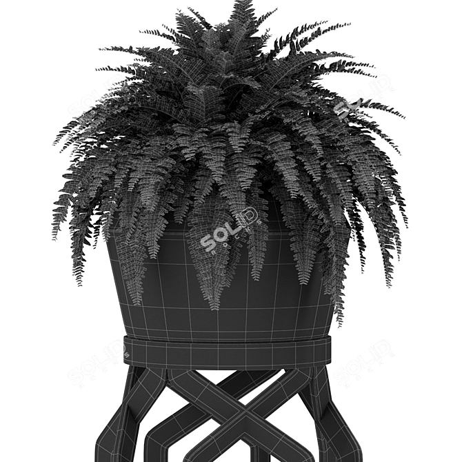 Botanical Bliss: 413 Green Marvels 3D model image 4